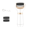 Rechargeable Waterproof Hard Skin Remover with 2 Rollers