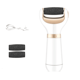 Rechargeable Waterproof Hard Skin Remover with 2 Rollers