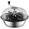 VEVOR Leaf Bowl Trimmer, 24'' Trimmer Bowl, Manual Bud Trimmer with Stainless-Steel Blades for Twisted Spin Cut