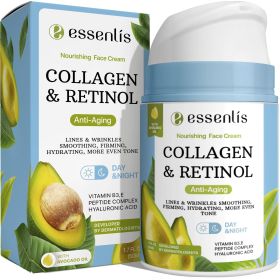 Face Moisturizer Collagen Cream Anti Wrinkle & Anti Aging Face Cream with Retinol Day & Night Deep Hydrating Skin Care for Body Neck & DÃ©collete