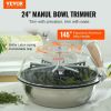 VEVOR Leaf Bowl Trimmer, 24'' Trimmer Bowl, Manual Bud Trimmer with Stainless-Steel Blades for Twisted Spin Cut