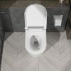 One Piece Smart Toilet With Built-In Bidet, 1.28 GPF Bidet Toilet With Heated Seat Warm Wash, Elongated Bidet Toilet With Self-Clean
