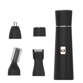 4-in-1 Epilator (Color: Black)