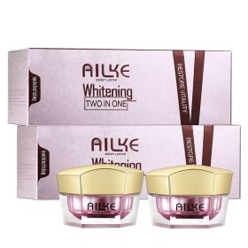 AILKE Whitening Anti-wrinkle Freckle Face Cream With Collagen Hyaluronic Acid Rose Skin Care Women Korean Facial Moisturizer Set (Color: Pack of 2)
