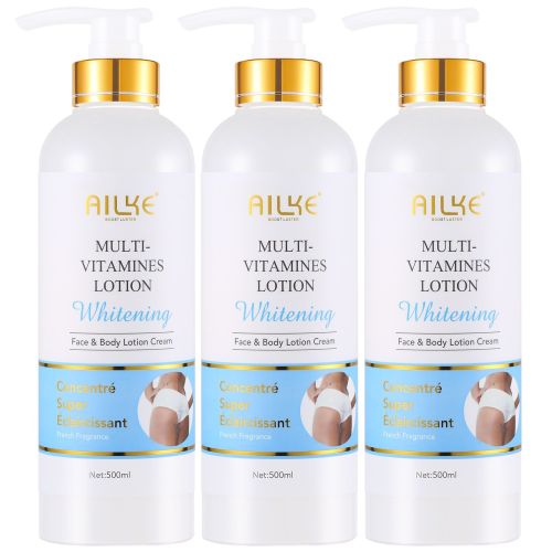 AILKE Multi-Vitamin Lightening Skin Set, Reduce Blemish, Absorbs Quickly Moisturizes with Vitamins B/C/E, Rejuvenates Skin
