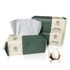 Disposable Face Towel for Skin Care, Biodegradable Facial Clean Towels, Super Soft and Thick Face Towelettes for Sensitive Skin (style: 3 Pack (240 Count))