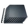 VEVOR 25 PCS 0.56" Thick Gym Floor Mats, 24"x24" EVA Foam & Rubber Top Interlocking Workout Mats with 100 sq.ft Coverage