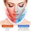 Facial V Lifting Vibration Massager LED Photon Therapy Facial Lifting Device Double Chin V Face Shaped Cheek Lift Belt Machine